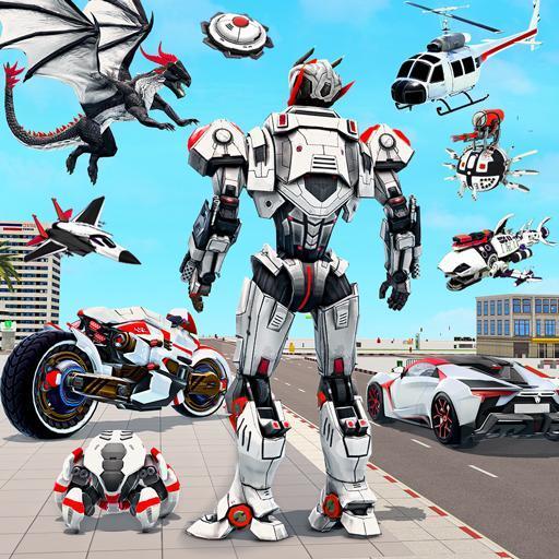 Bee Robot Car Transform Games Captura de pantalla 0