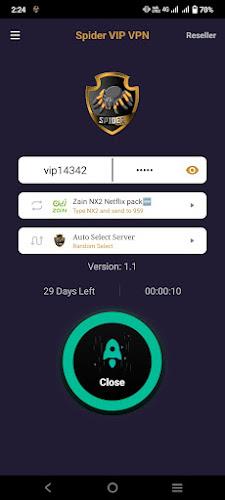 Spider VIP VPN स्क्रीनशॉट 1