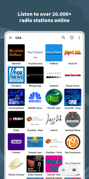 VRadio - Online Radio App Captura de tela 0