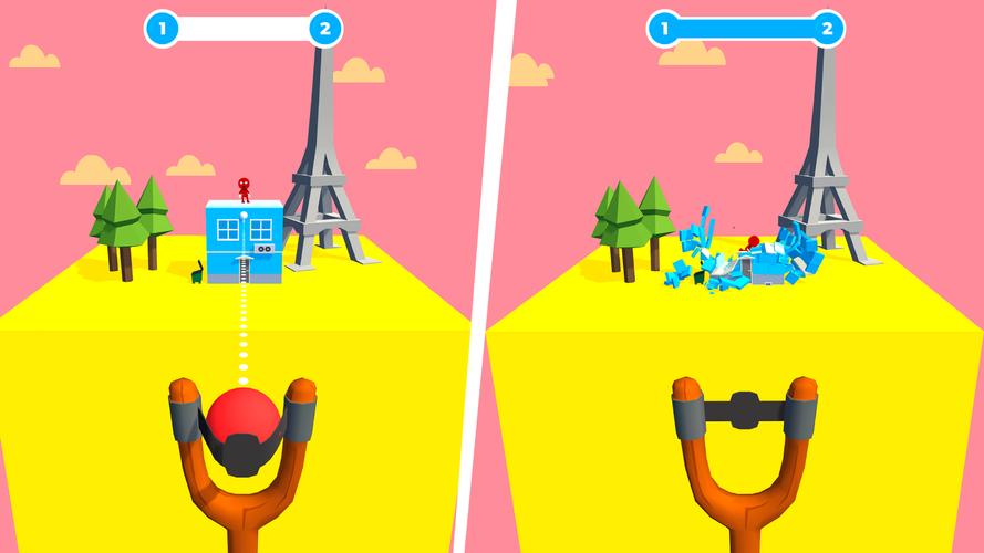Slingshot Smash: Schießplatz Screenshot 3