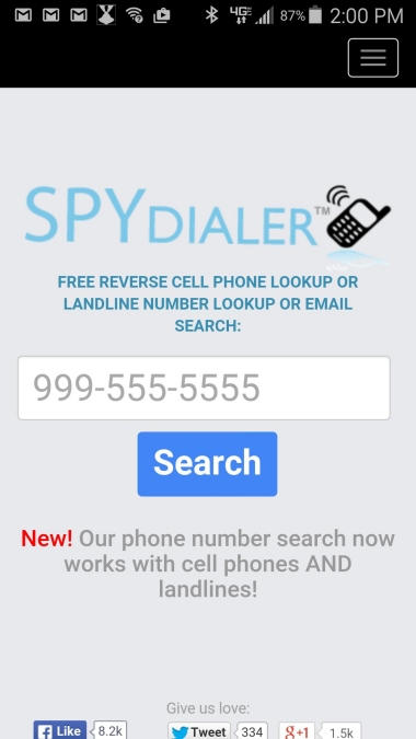 Spy Dialer Ekran Görüntüsü 0