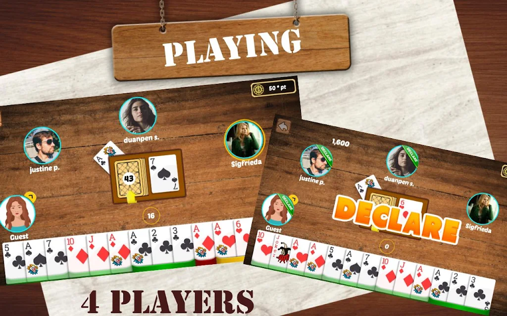 Indian Rummy: Play Original Circle Free Card Game 스크린샷 2