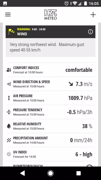 HRT METEO Captura de pantalla 1