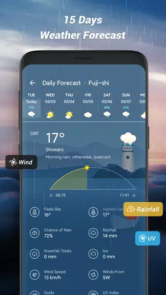 Local Radar Weather Forecast スクリーンショット 2