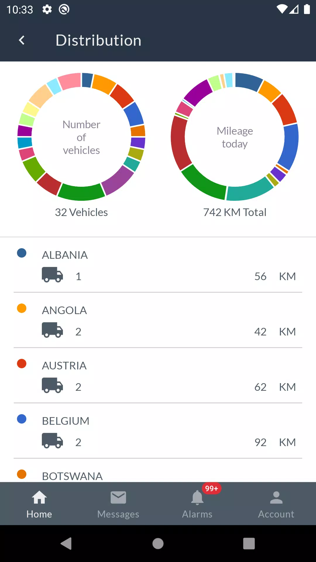 Frotcom Fleet Manager Screenshot 2