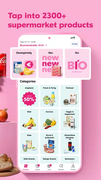 Flink: Groceries in minutes Screenshot 1