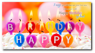 Happy Birthday Wishes Messages Captura de pantalla 2