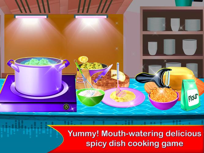 Indian Street Food Cooking Fun应用截图第2张