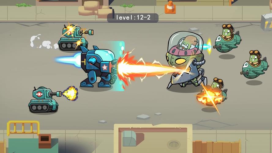 Merge Mech vs. Zombie Brawl Capture d'écran 2