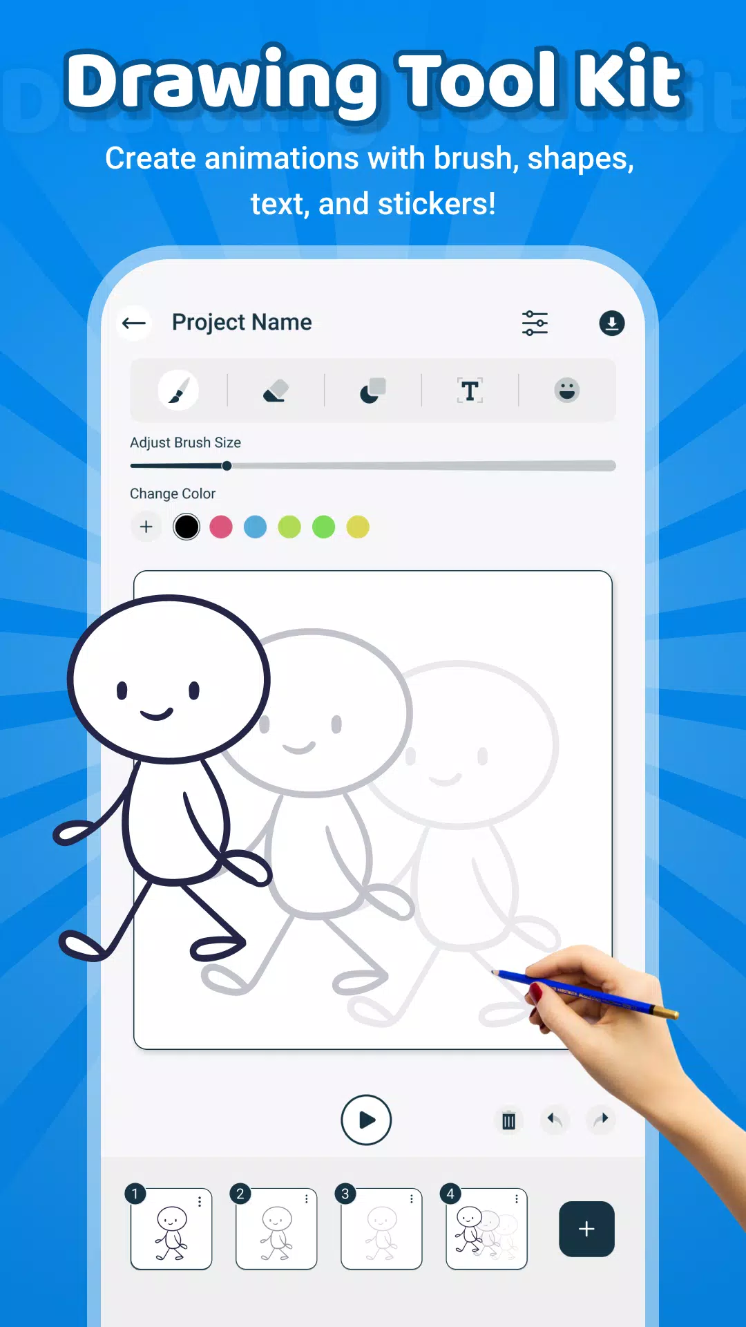 Flipbook: Draw Animation Maker Captura de pantalla 1