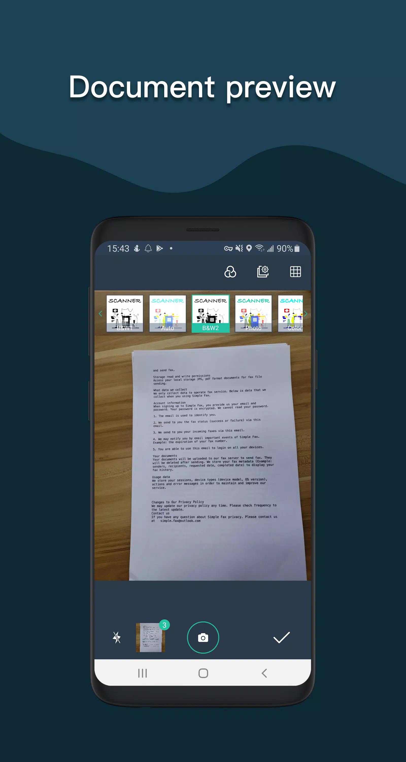 Simple Scan - PDF Scanner App ဖန်သားပြင်ဓာတ်ပုံ 3