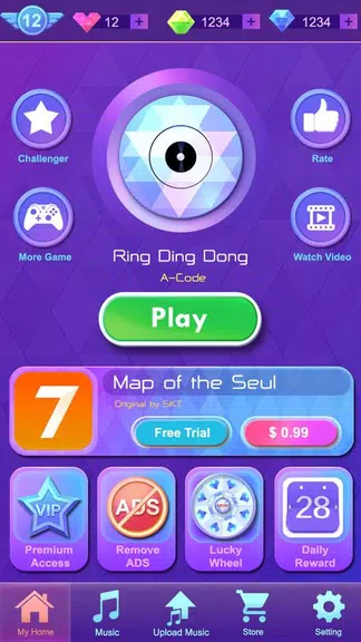 Music Tiles: Music Games Captura de tela 0