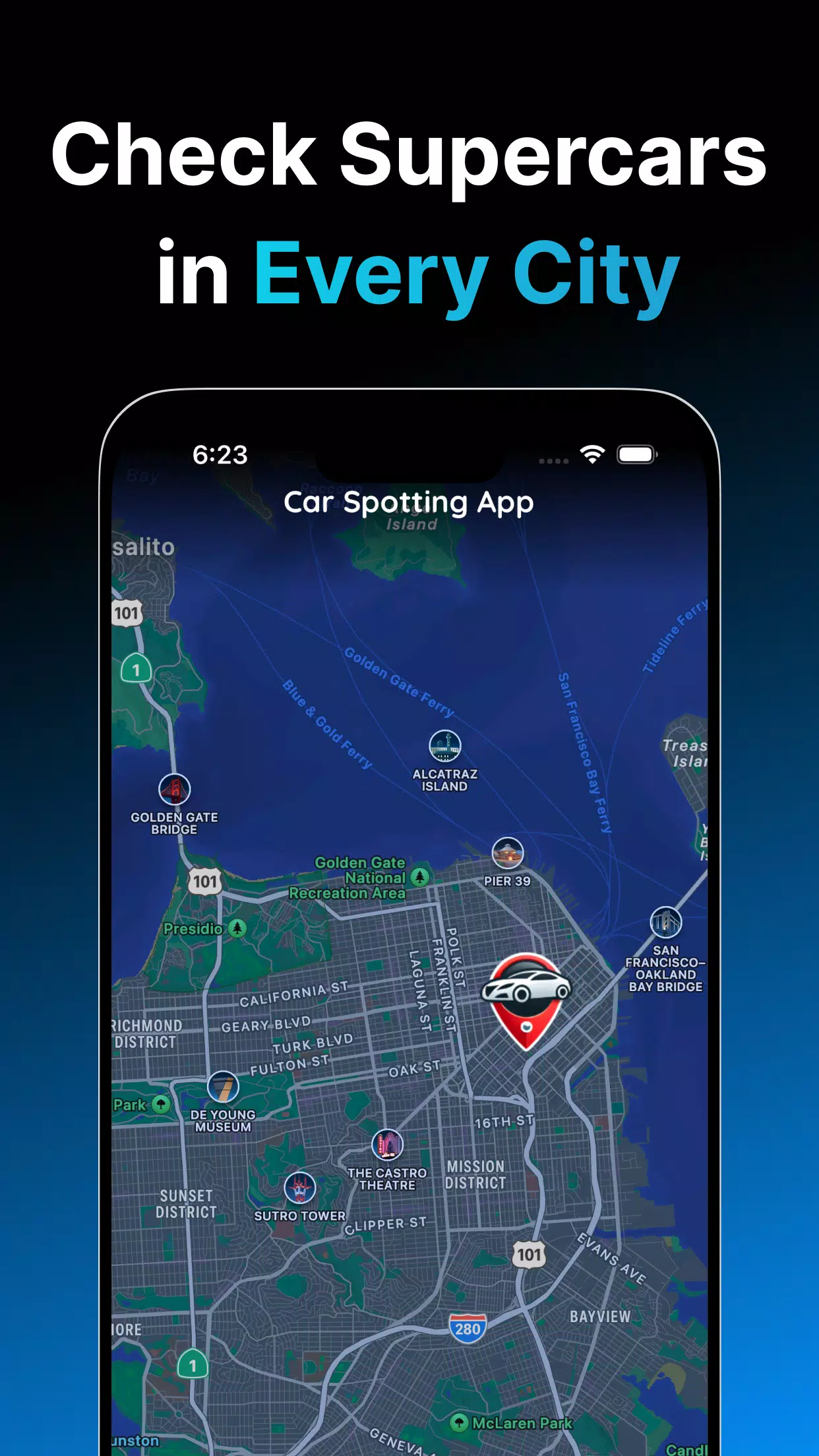 Car Spotting App Tangkapan skrin 1