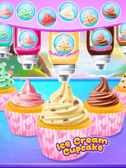 Cupcake Maker: Unicorn Cupcake Ảnh chụp màn hình 3