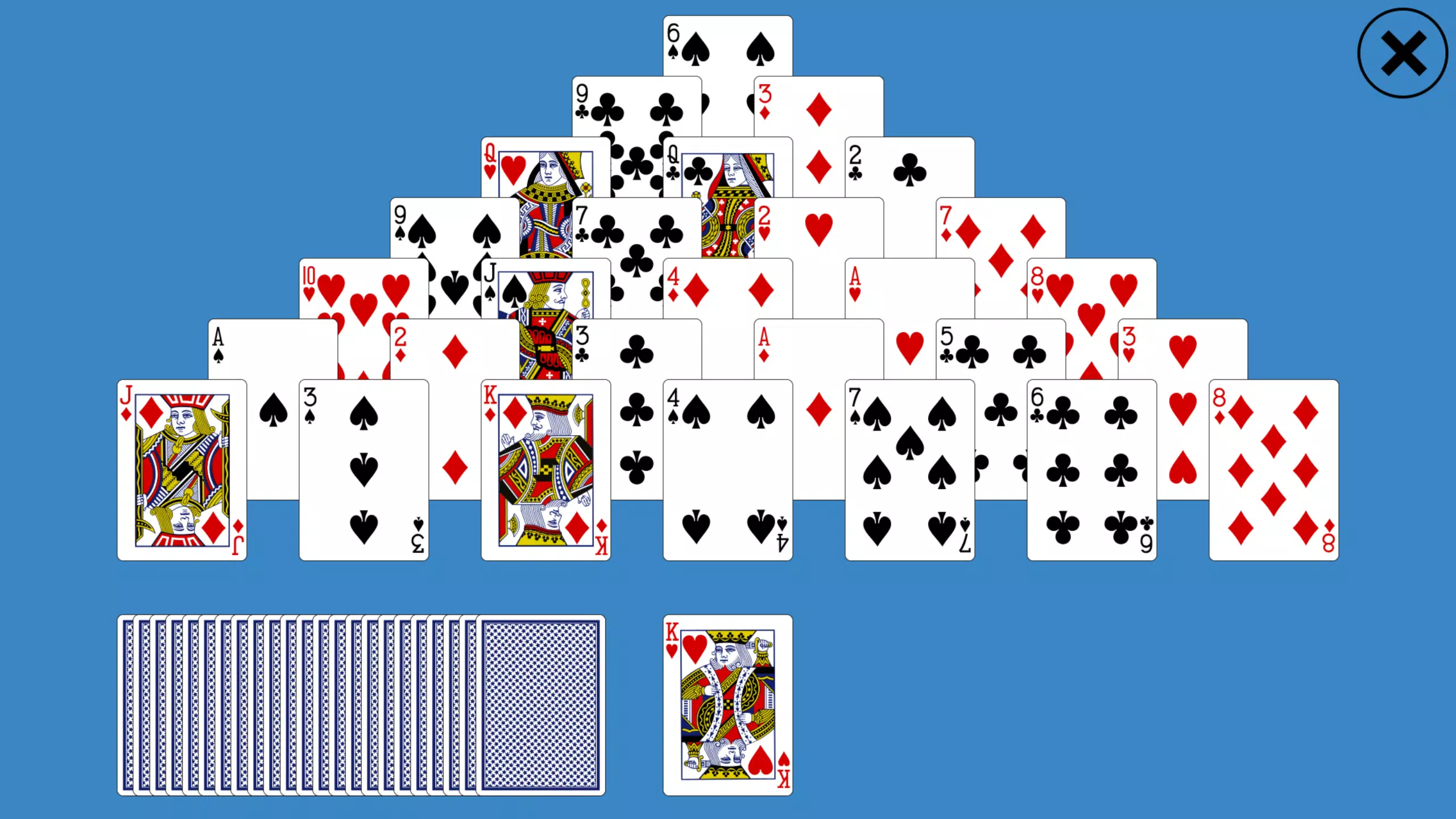 Classic Pyramid Solitaire स्क्रीनशॉट 0