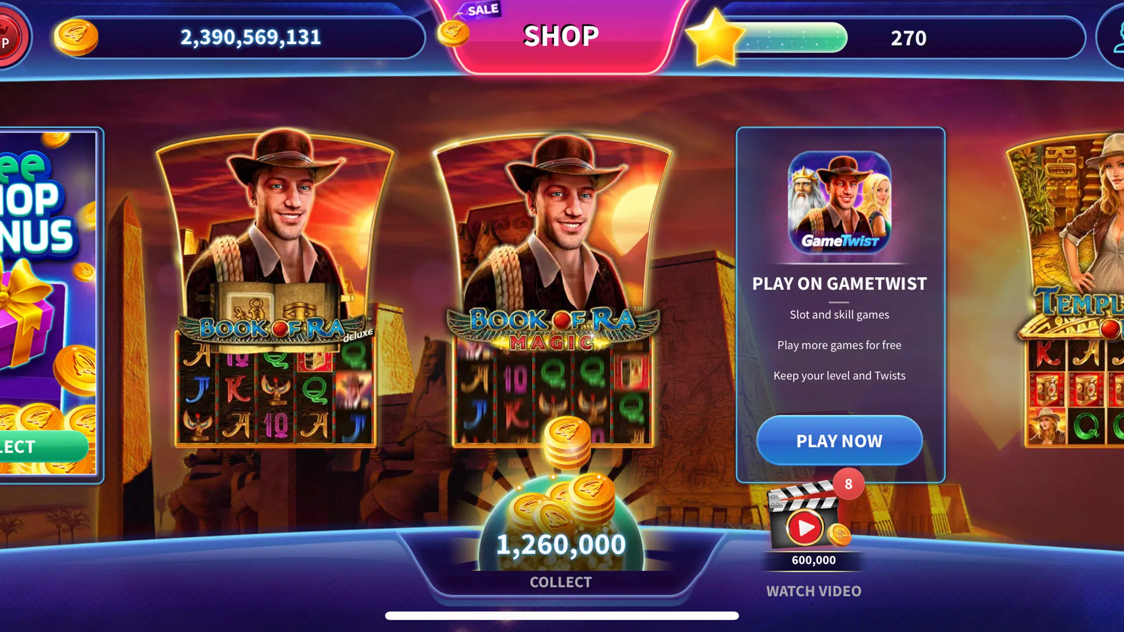 Book of Ra™ Deluxe Slot Tangkapan skrin 1