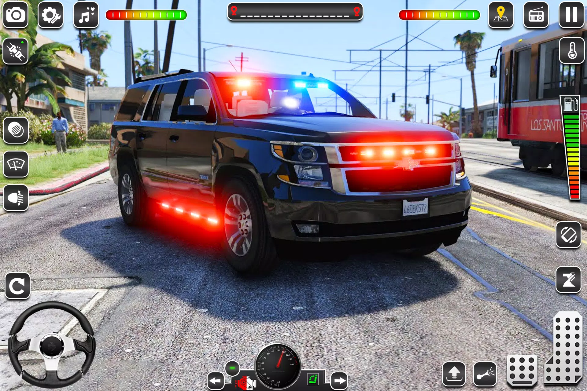 US Police Car Chase Game 3D Zrzut ekranu 3