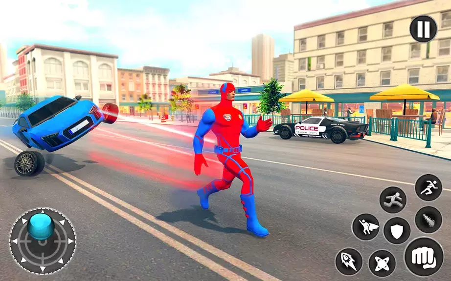 Captain Super Hero Man Game 3D Скриншот 1