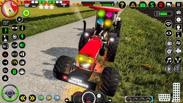 Real Farm Indian Tractor Game Capture d'écran 1