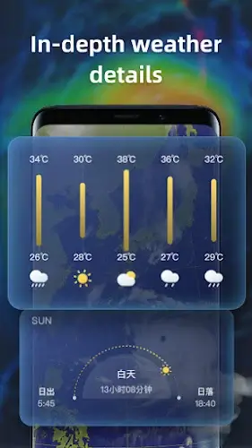 Live Weather: Radar & Forecast Captura de pantalla 1