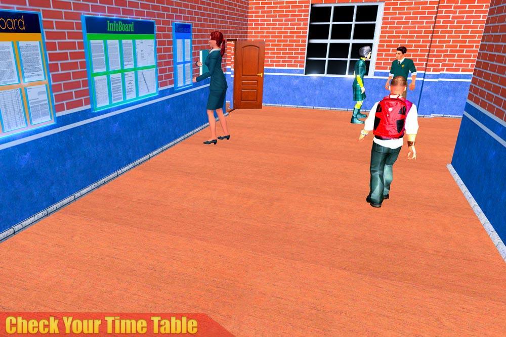 Virtual High School Teacher 3D Captura de pantalla 1