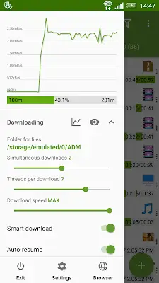 Advanced Download Manager スクリーンショット 1