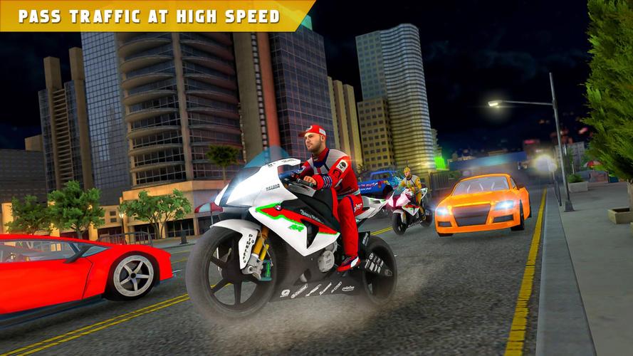 Highway Traffic Bike Race Moto Скриншот 2