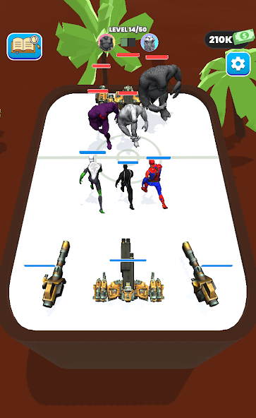 Merge Master Superhero Battle Mod Скриншот 2