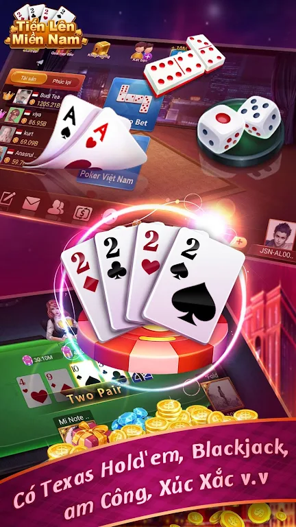 Tien Len Tiến Lên Miền Nam Online スクリーンショット 2