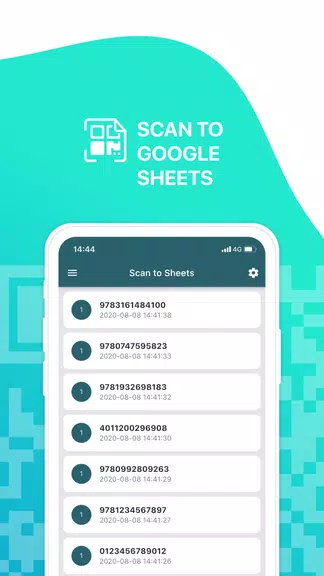 Sheetify:Scan to Google Sheets Captura de tela 0