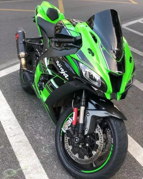 Kawasaki Ninja ZX10r Wallpaper 스크린샷 2