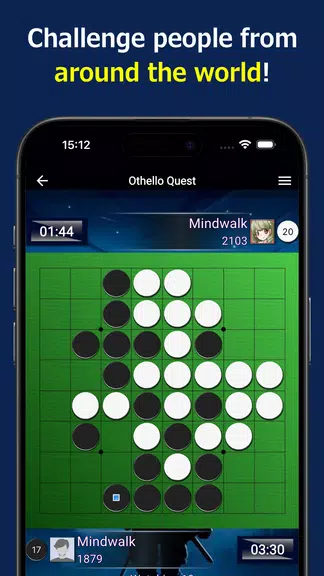 Othello Quest - Online Othello Ảnh chụp màn hình 1