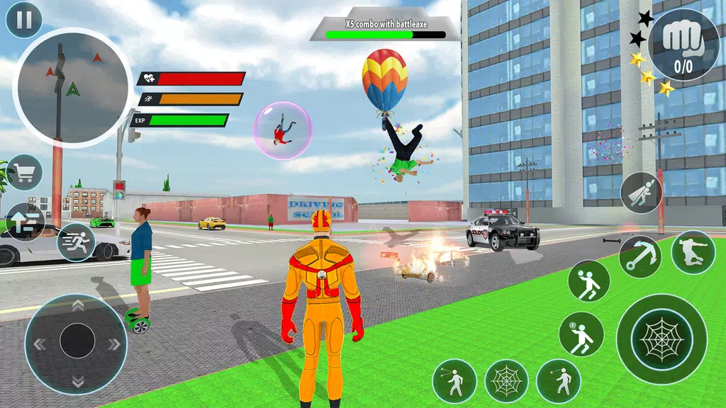 Police Robot Rope Hero Game 3d 스크린샷 3