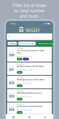 Miami Beach Trolley Tracker Screenshot 1