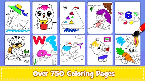 Coloring Games & Coloring Kids Ekran Görüntüsü 3