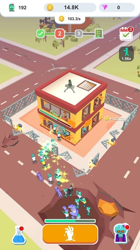 Idle Zombie Army स्क्रीनशॉट 1
