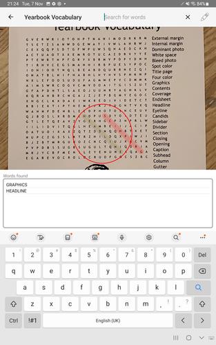 Word Search Scanner and Solver Captura de tela 0