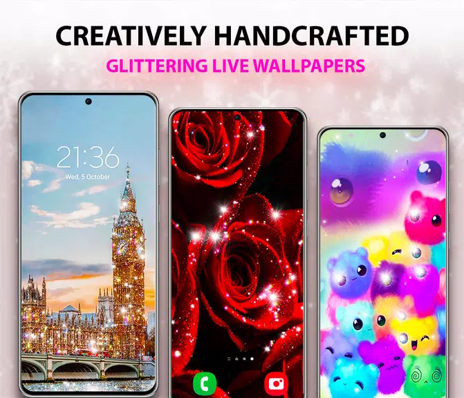 Glitter Live Wallpaper Screenshot 1