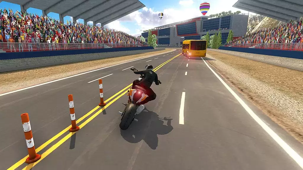 Bike VS Bus Racing Games Screenshot 2