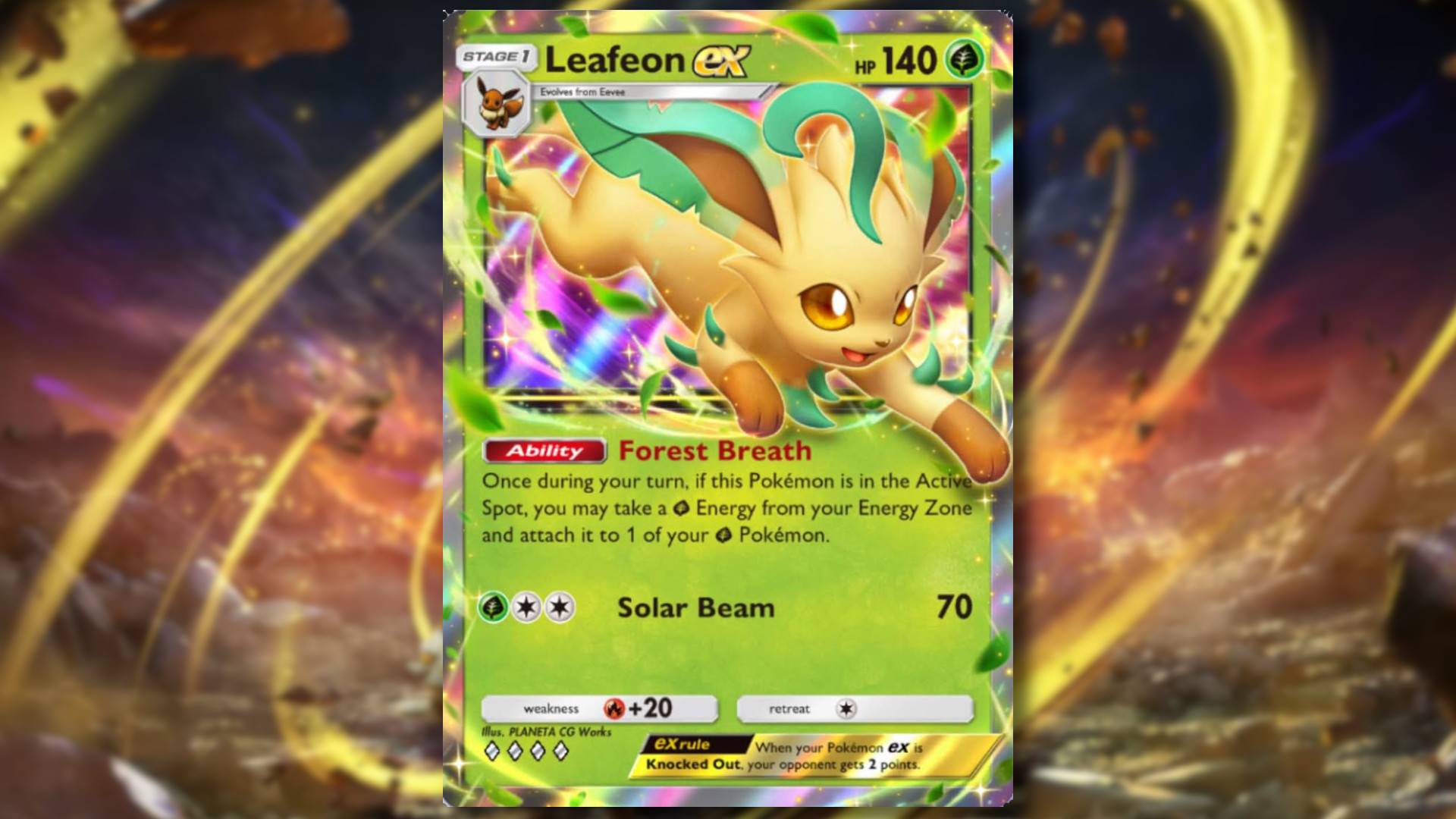 최고 포켓몬 TCG Leafeon 데크