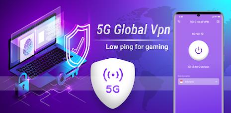 5G Global Vpn Singapore Captura de tela 1