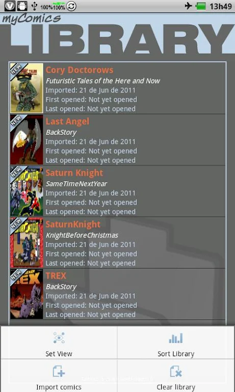 myComics Schermafbeelding 0