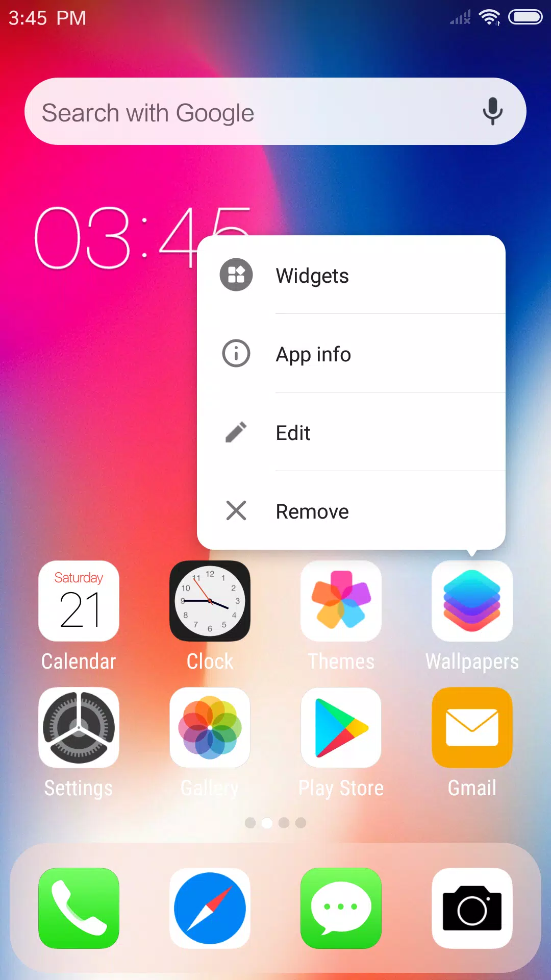 iLauncher Tangkapan skrin 0