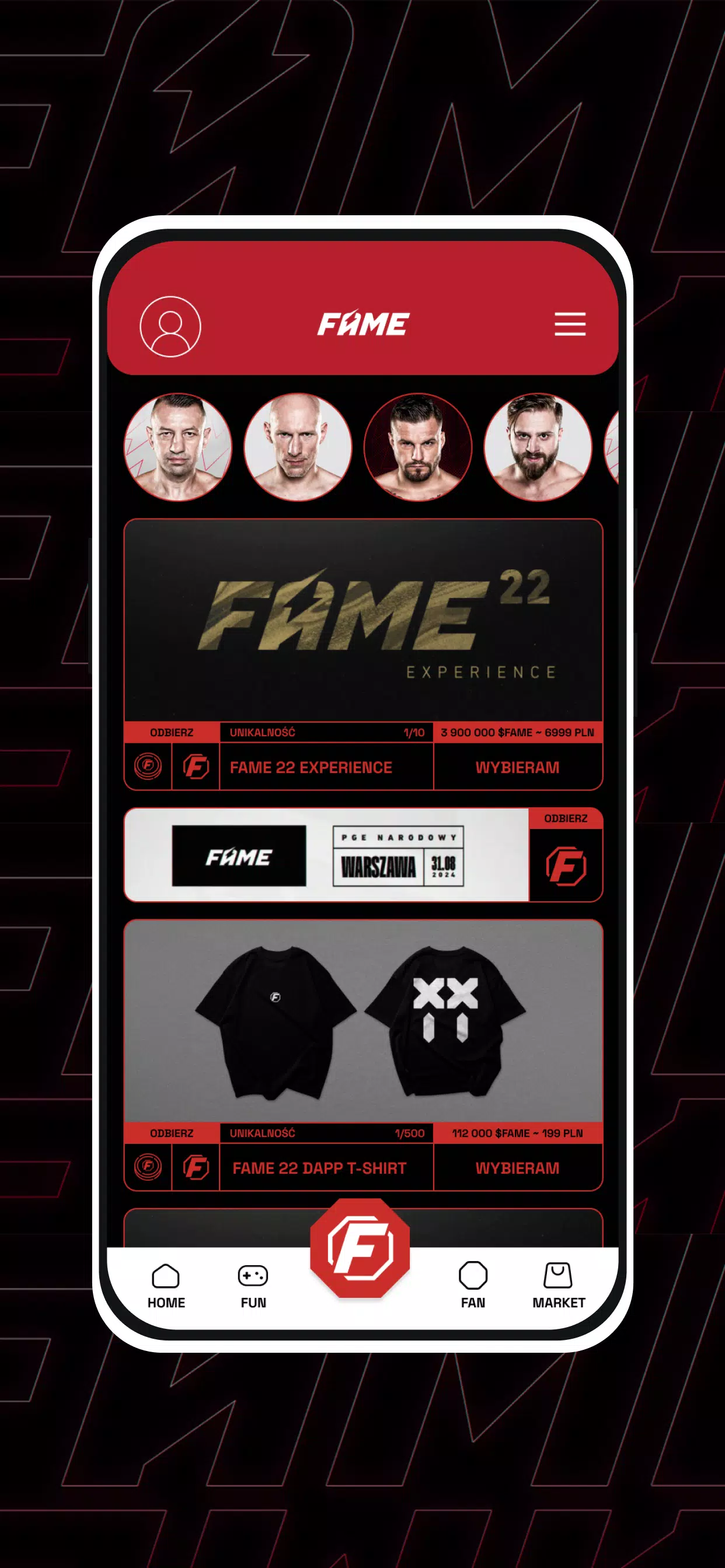 FAME MMA APP Screenshot 0