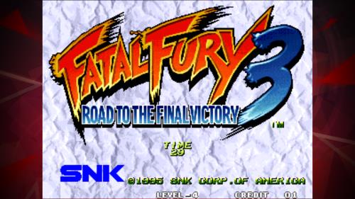 FATAL FURY 3 ACA NEOGEO