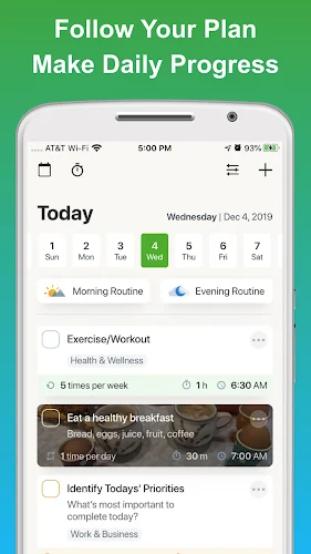 Productivity - Daily Planner स्क्रीनशॉट 2