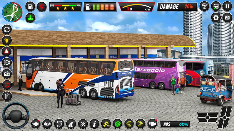 US Bus Simulator Driving Game Captura de pantalla 3