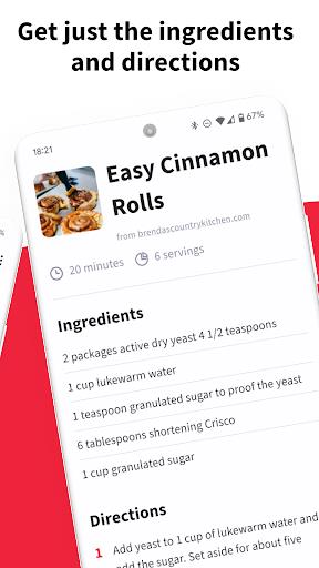 Just the Recipe ภาพหน้าจอ 1