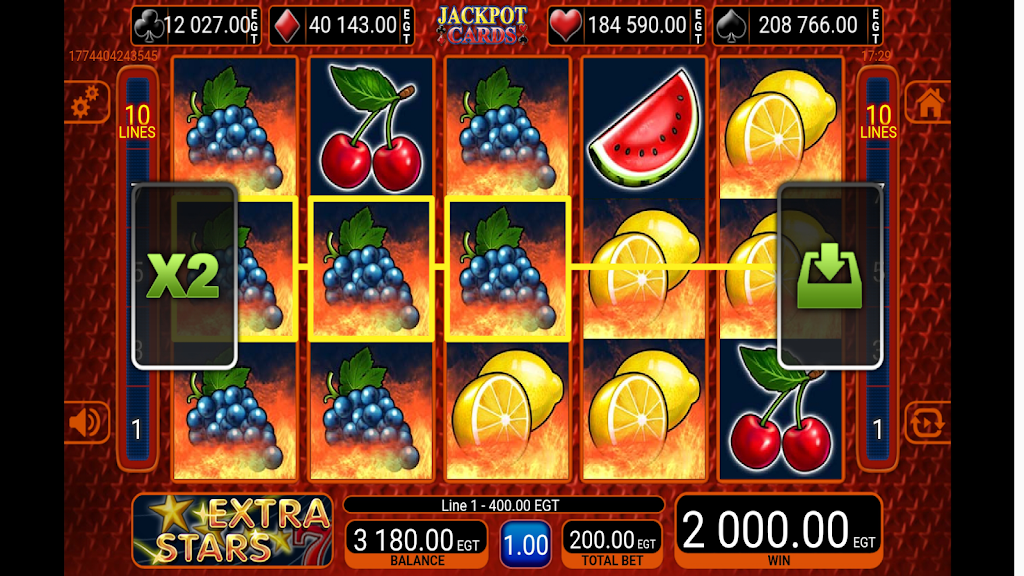 Extra Stars Slot Capture d'écran 1