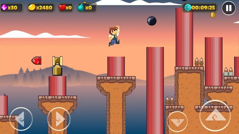 Super Pep's World - Run Game Captura de pantalla 1